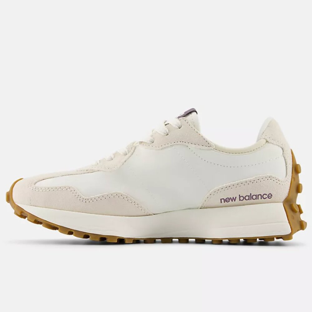 New Balance 327 Casual Women Sneaker Shoes White Sea Salt Wine size 7.5 WS327FTC - Picture 4 of 8